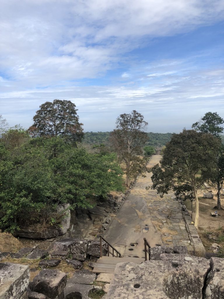 カンボジアの遺跡の写真