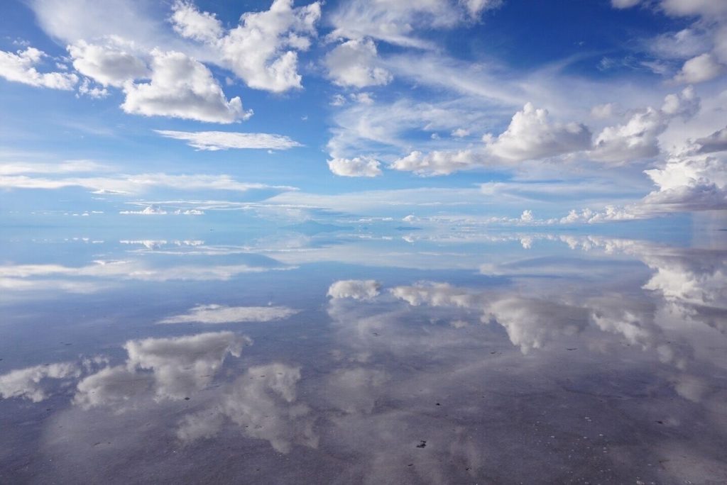 ボリビア・ウユニ塩湖。