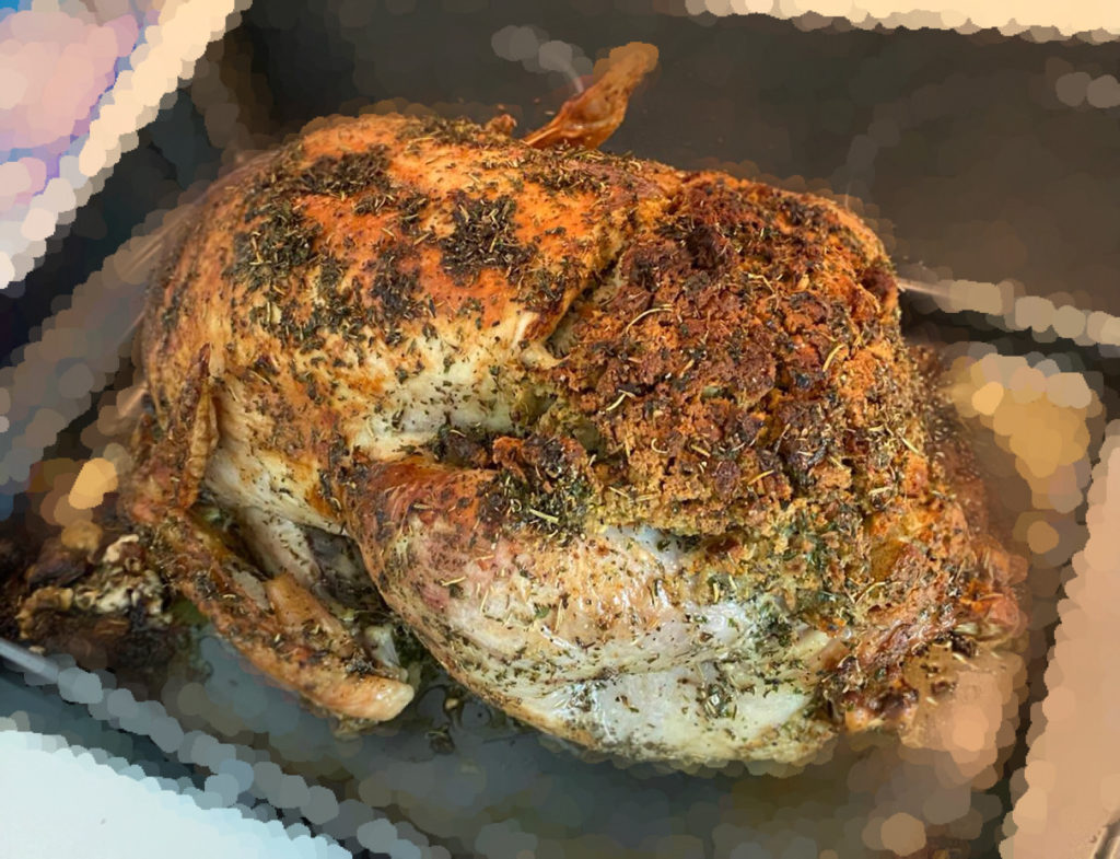 Roasted turkey & stuffing 
